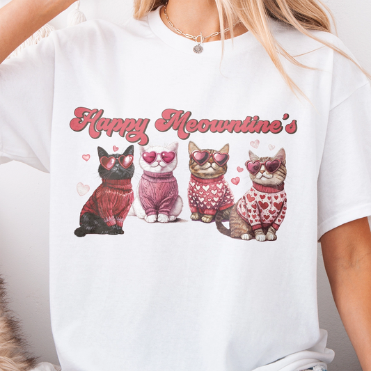 Happy Meowntine's Tshirt
