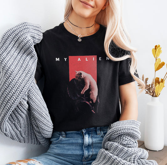 My Alien Cat Tee - Alien Romulus Tshirt