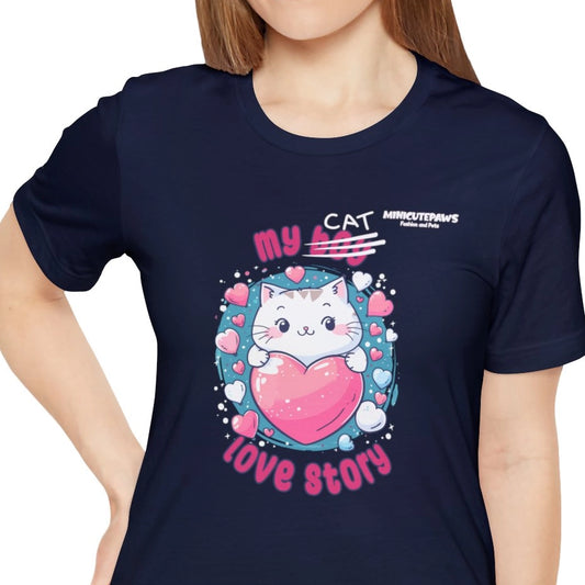 Love Story Kitten Tee